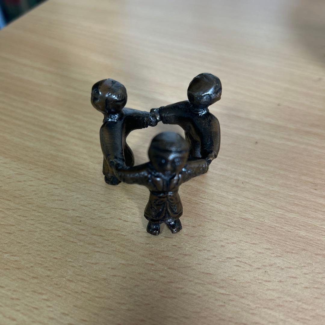 唐銅 七種蓋置 芳光造 茶道具 茶器 蓋置 共箱 共布 美品 です。