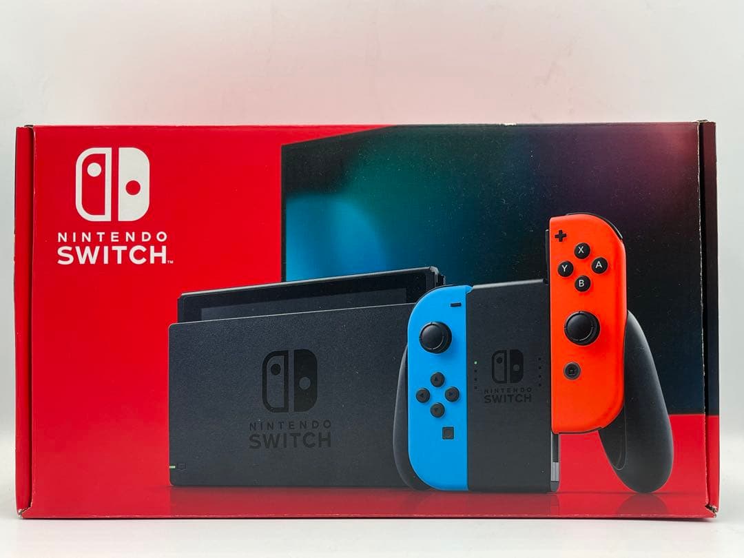 【美品】Nintendo switch バッテリー強化版 本体 一式 箱付き