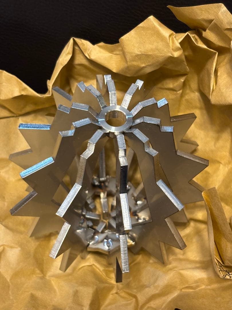 本マグロ　ボンボネロ　BONBONERO 鉄ボンボ　メタル薪　シルバー