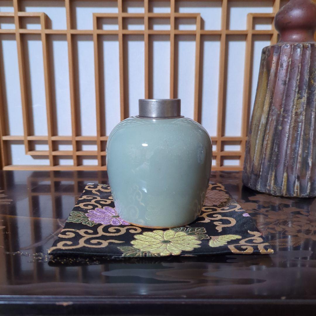 骨董品　古美術　古道具　茶道具　青磁　茶壺　茶筒　中国茶　日本茶
