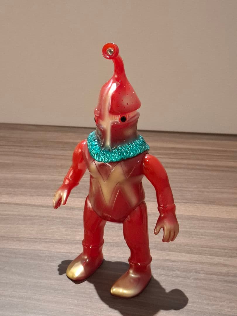 ケムール人 M1号 ワインクリア成型 スタンダードサイズ ソフビ