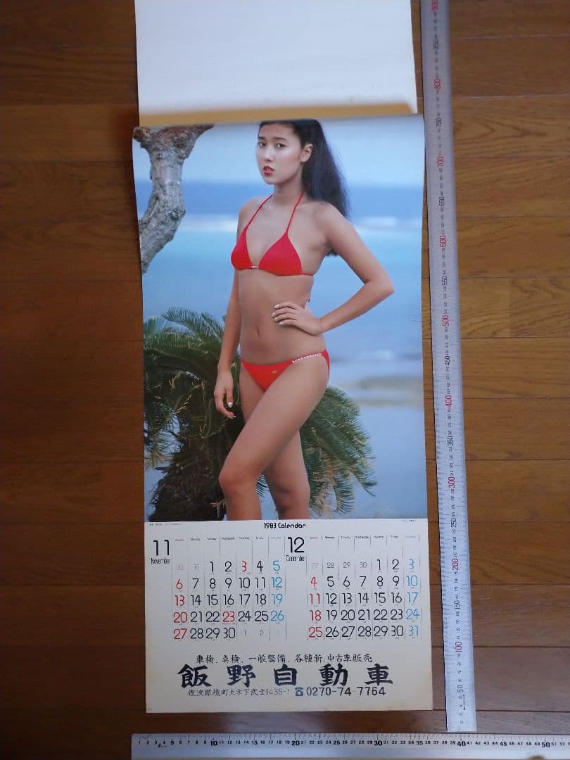 浅野ゆう子当時 カレンダー1983年