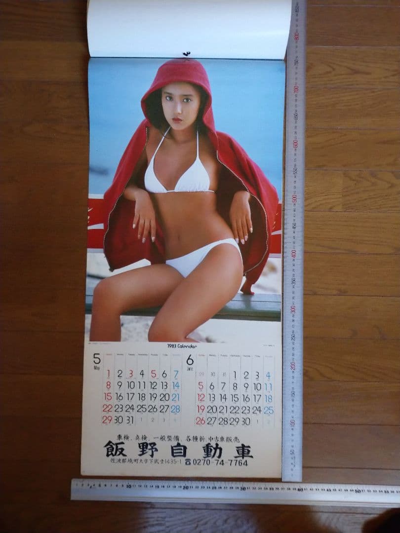 浅野ゆう子当時 カレンダー1983年