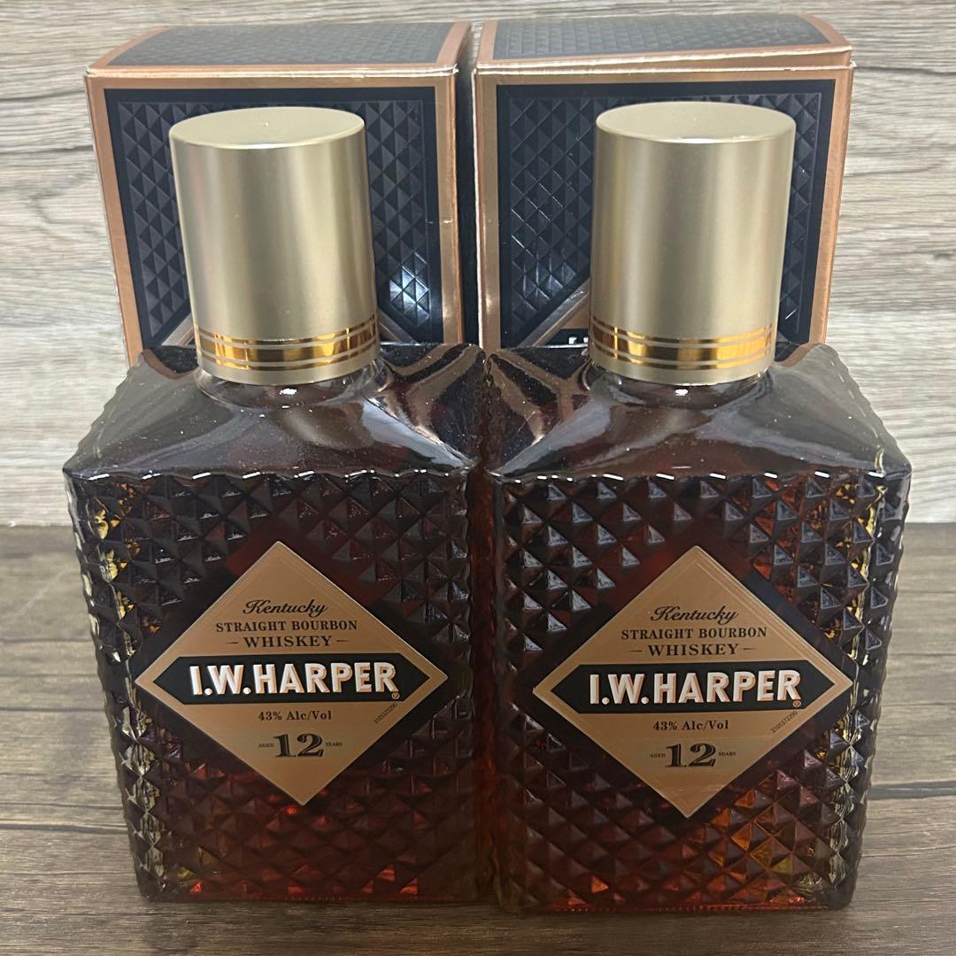 IWハーパー12年 新品未開栓 ２本セット②