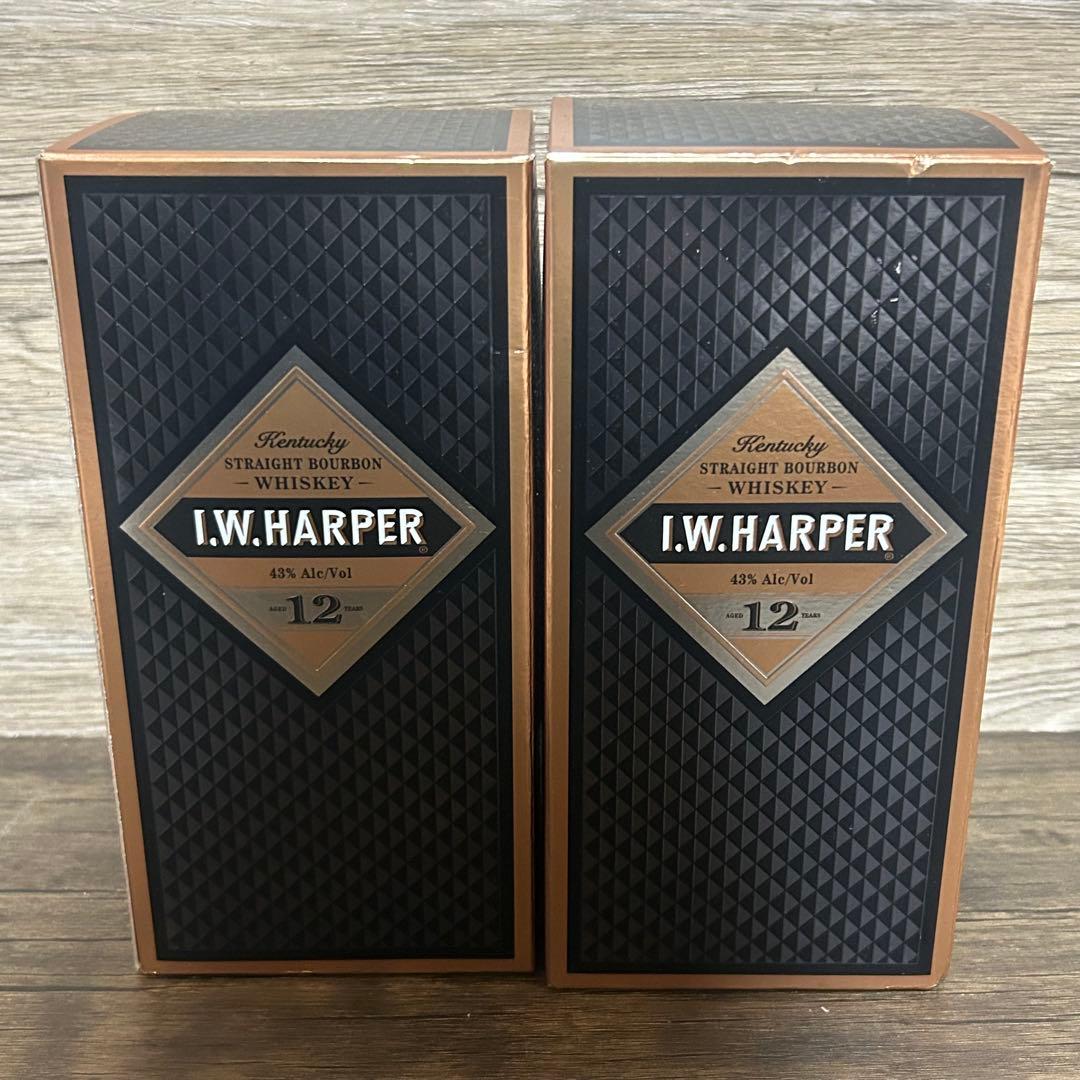 IWハーパー12年 新品未開栓 ２本セット②