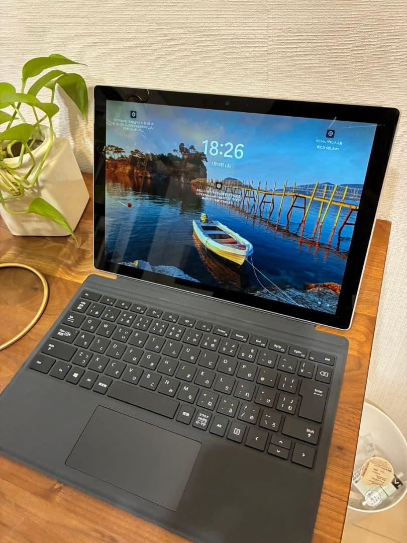 Microsoft Surface Pro6 本体 + キーボード + カバー