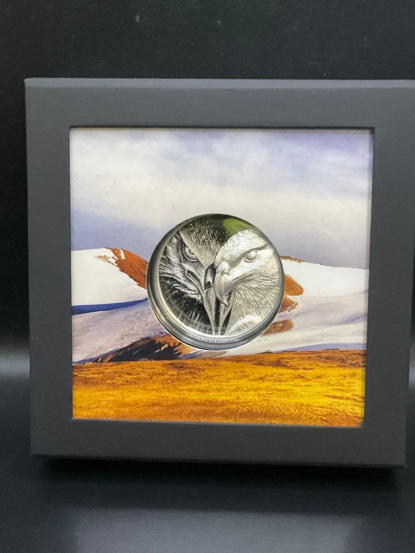2020年第一作　モンゴル Majestic Eagle プルーフ銀貨