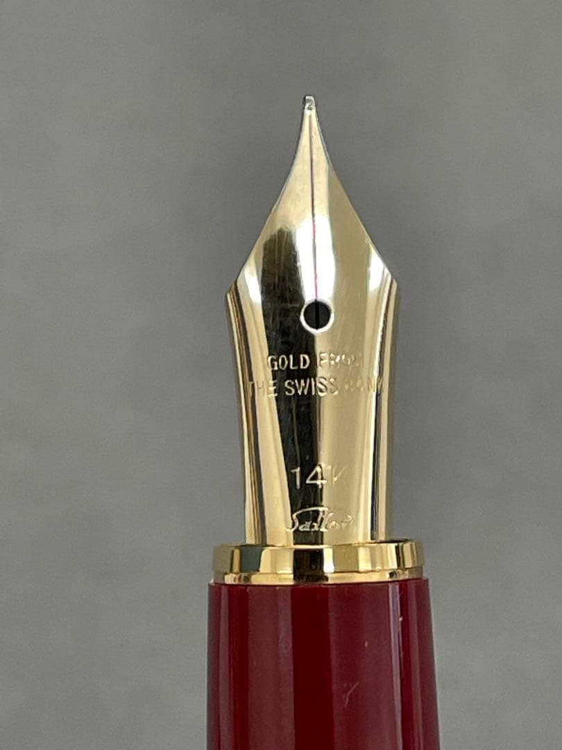 【未使用】セーラー万年筆14K GOLD FROM THE SWISS BANK