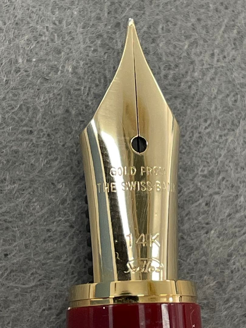 【未使用】セーラー万年筆14K GOLD FROM THE SWISS BANK
