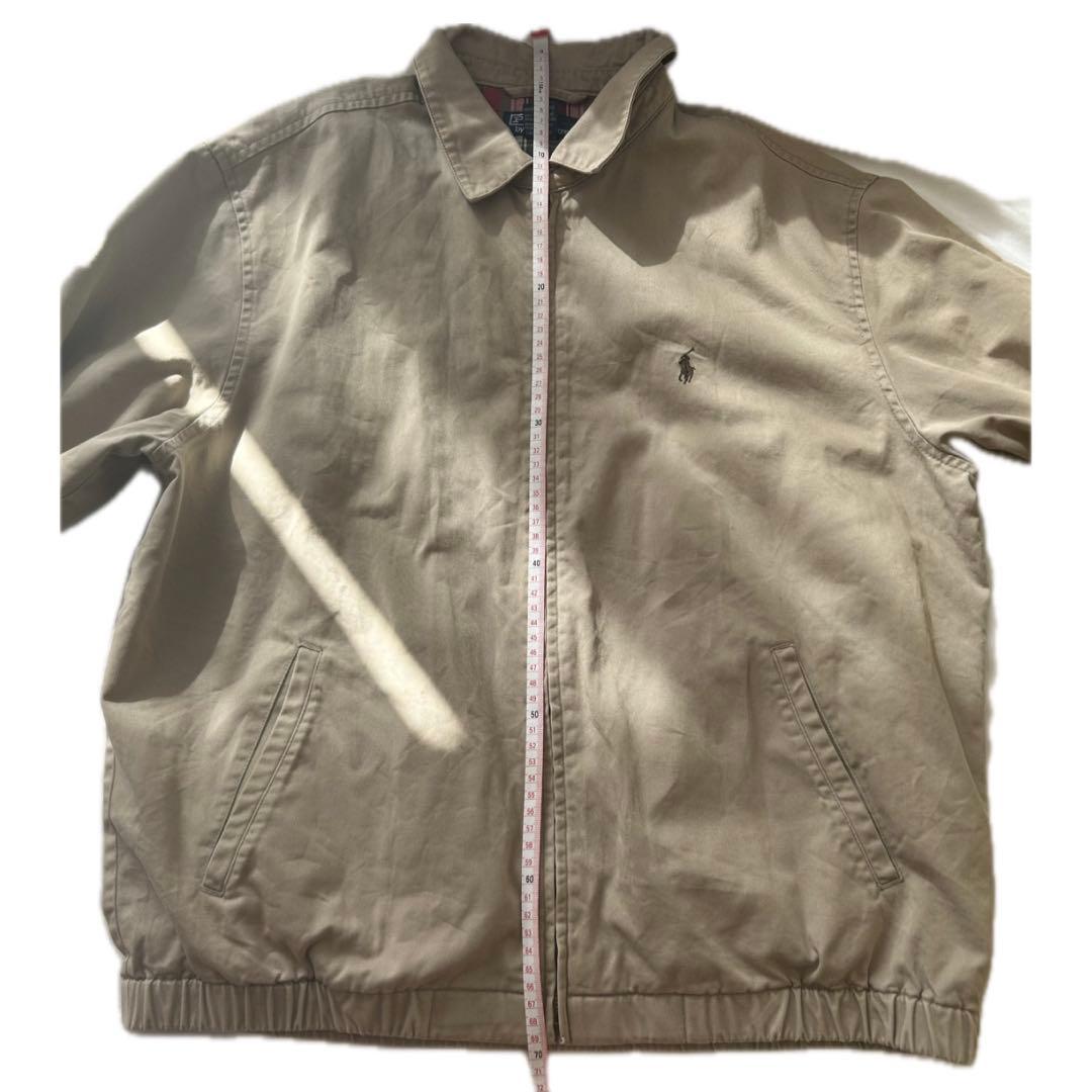 ポロ ベージュ ジップアップジャケット　古着