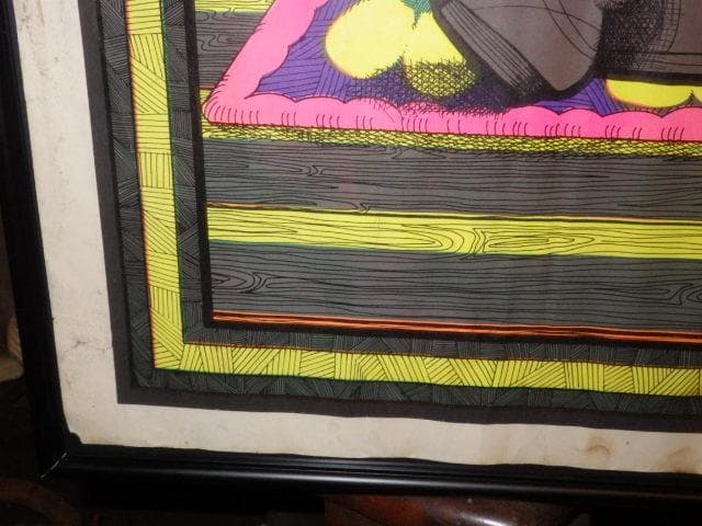 70'S★ポパイ★オリーブ★アート★ブラックライトポスター★ビンテージ★セクシー