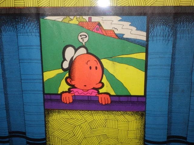 70'S★ポパイ★オリーブ★アート★ブラックライトポスター★ビンテージ★セクシー