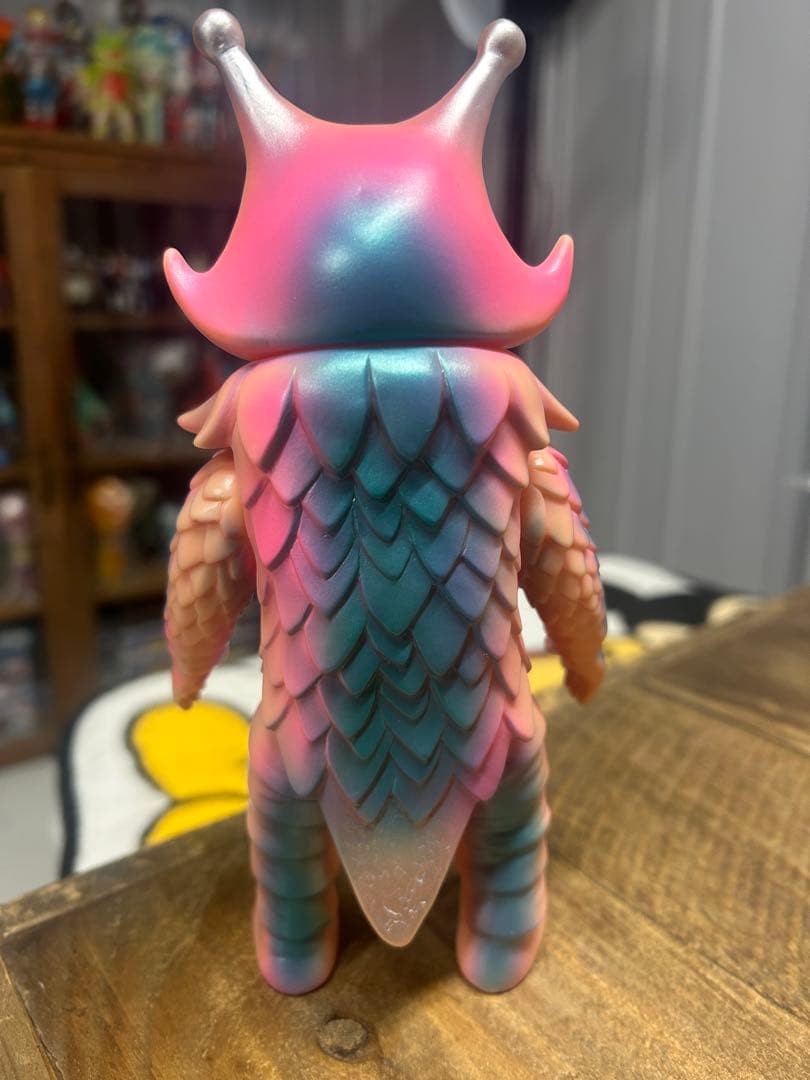 ブルマァク　ギロ星獣　フィギュア　ソフビ　ヘッダー　袋付き　ピンクカラー