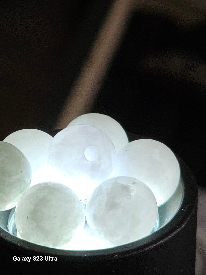 糸魚川翡翠氷種白翡翠８mm２３玉ブレスレット