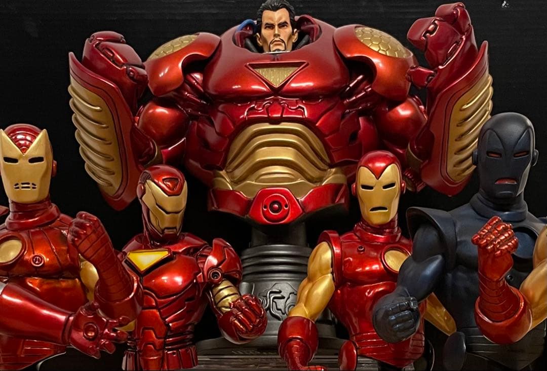 ボウエンBowen アイアンマン ミニバスト スタチュー 7体セット 限定