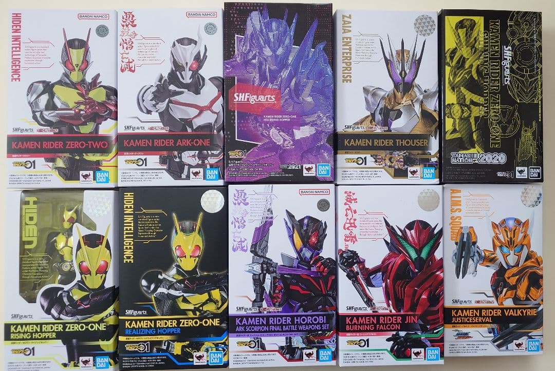S.H.Figuarts 仮面ライダーゼロワン アークワン ゼロツー等 10体