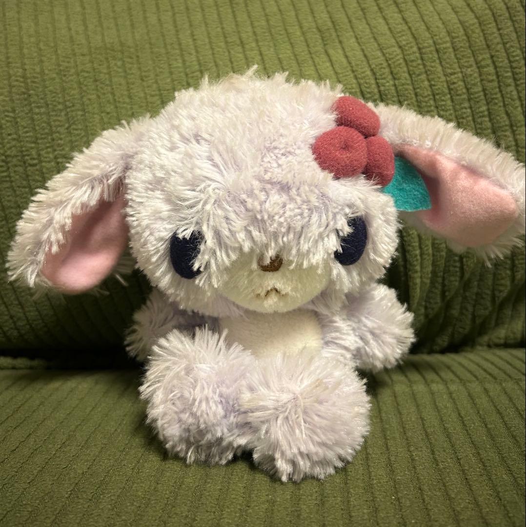 シュガーバニーズ　ブルーベリーうさ　うなずきぬいぐるみ