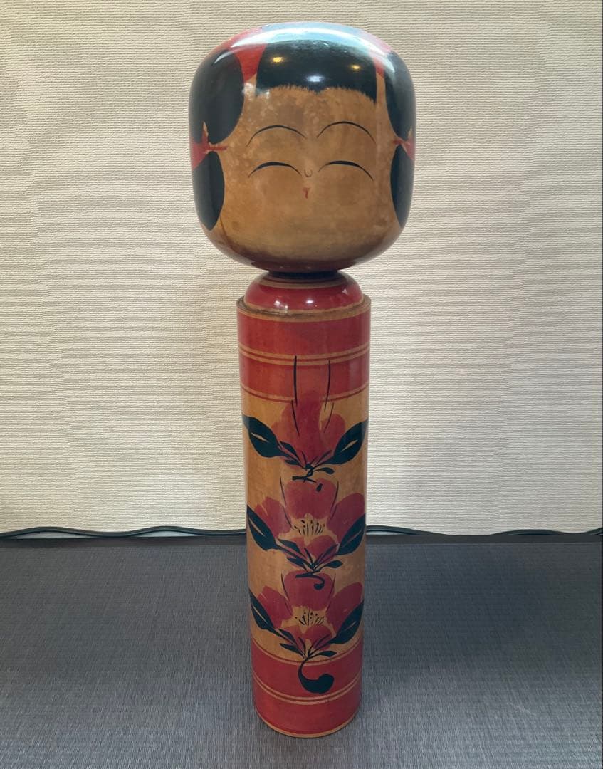 【レトロ】布袋様の一刀彫、こけし　14体【体長　約15㎝〜45㎝】