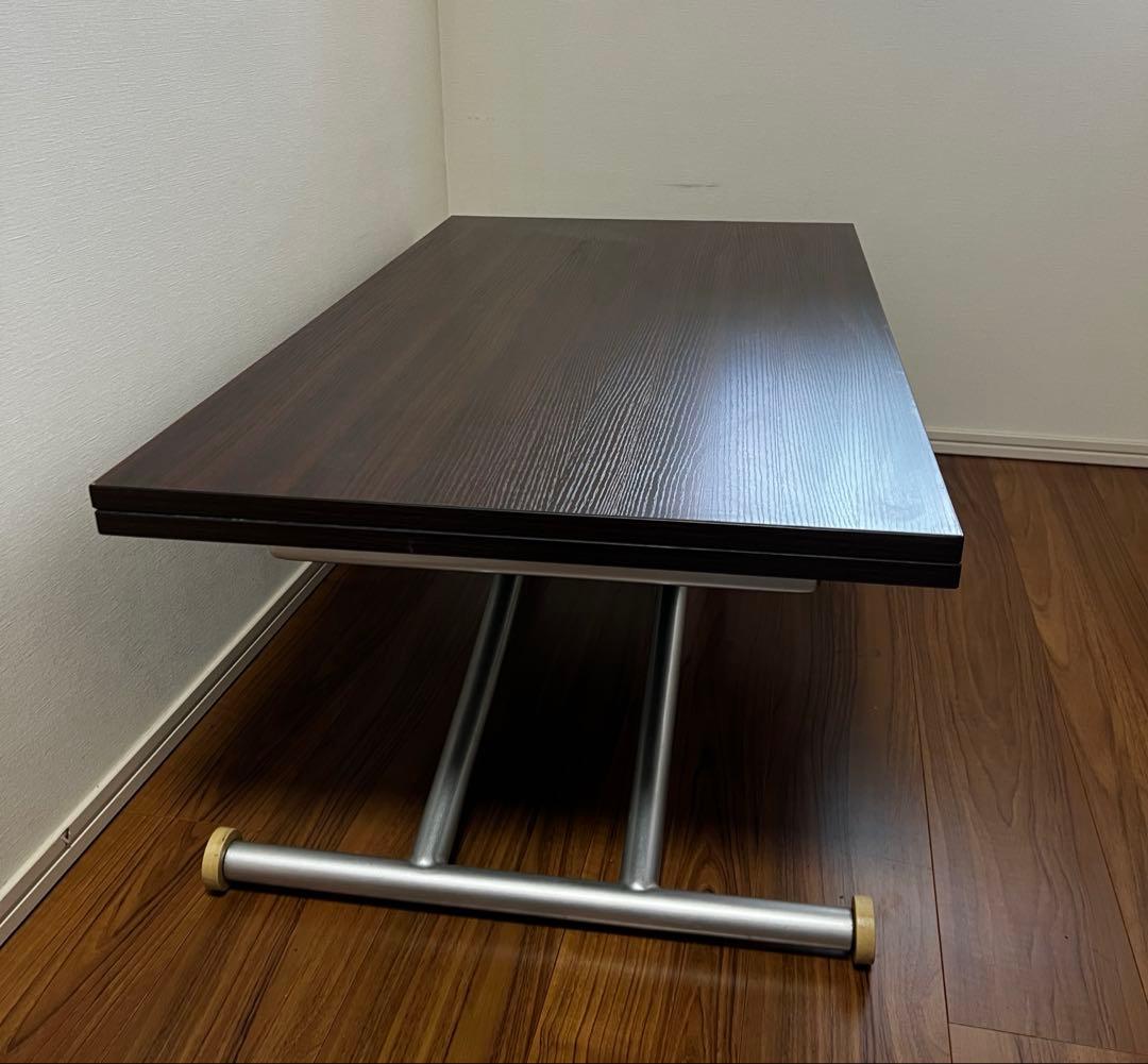 伸縮テーブル　高さ調整可能