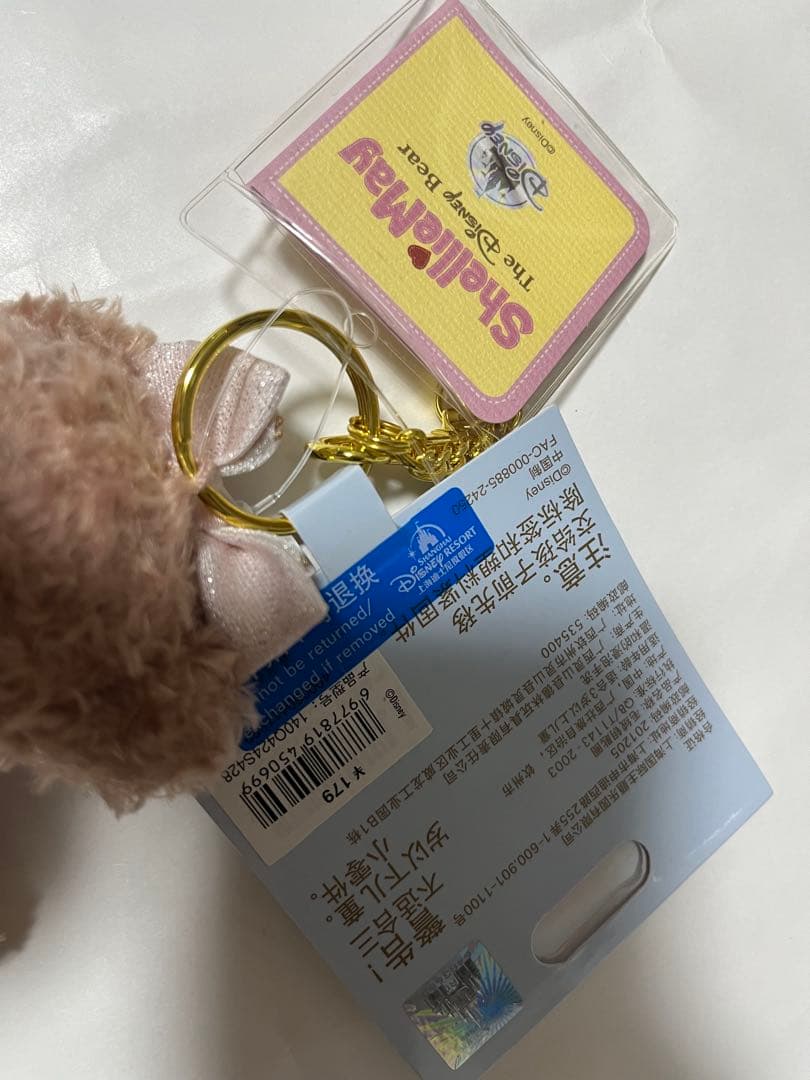 上海ディズニー 音楽祭限定ダッフィー&シェリーメイぬいぐるみキーチェーン