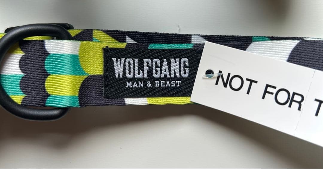タンバリン【新品未使用】wolfgang首輪Mとリード183cm