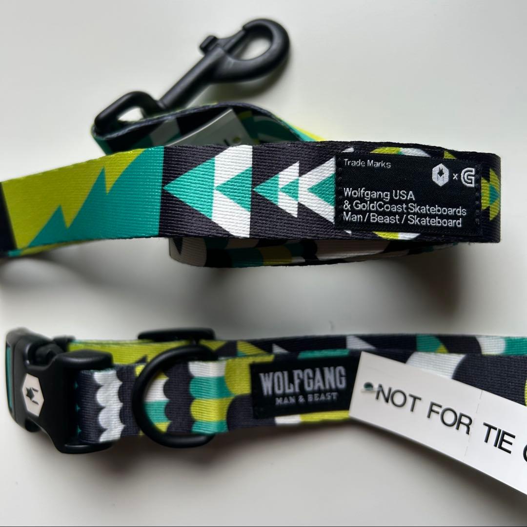 タンバリン【新品未使用】wolfgang首輪Mとリード183cm