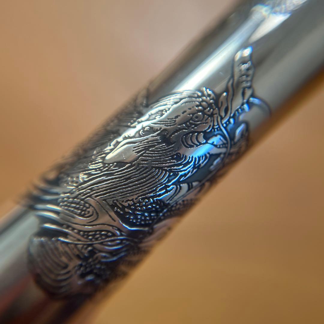 レア　パイロット　シルバーン　龍　最初期　細字程度 18k-750