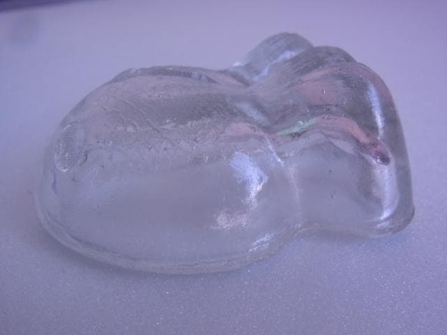 戦前　金魚型　ガラス　ぺろぺろ　とろとろ　古い菓子型　昭和初期　大正　型吹き