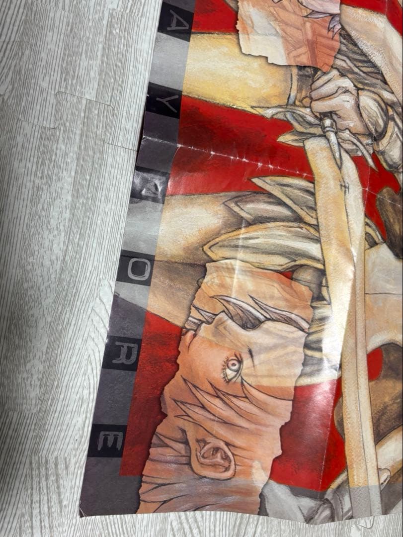 CLAYMORE ポスター 2枚 稀少品【折れ・破けあり/ダメージあり】