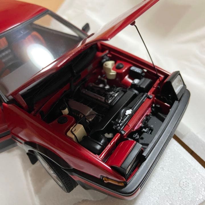 カー模型ラジコン　トヨタ　スプリンター　トレノ　GT APEX AE86 レッド