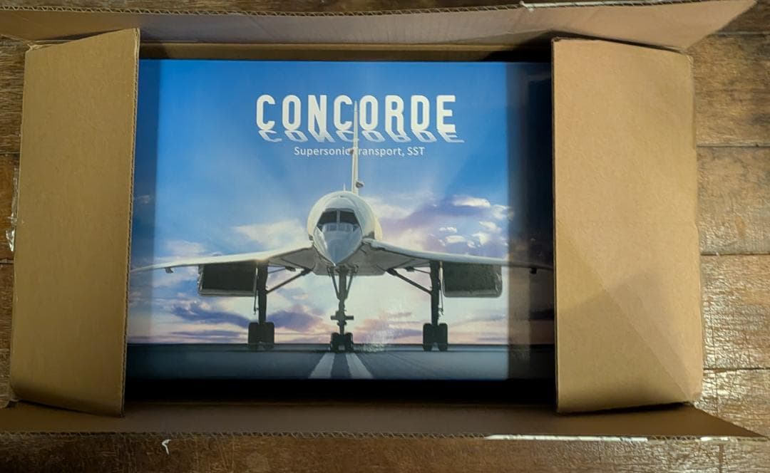 稀少 コンコルド～★エールフランス 1/125 大型モデル