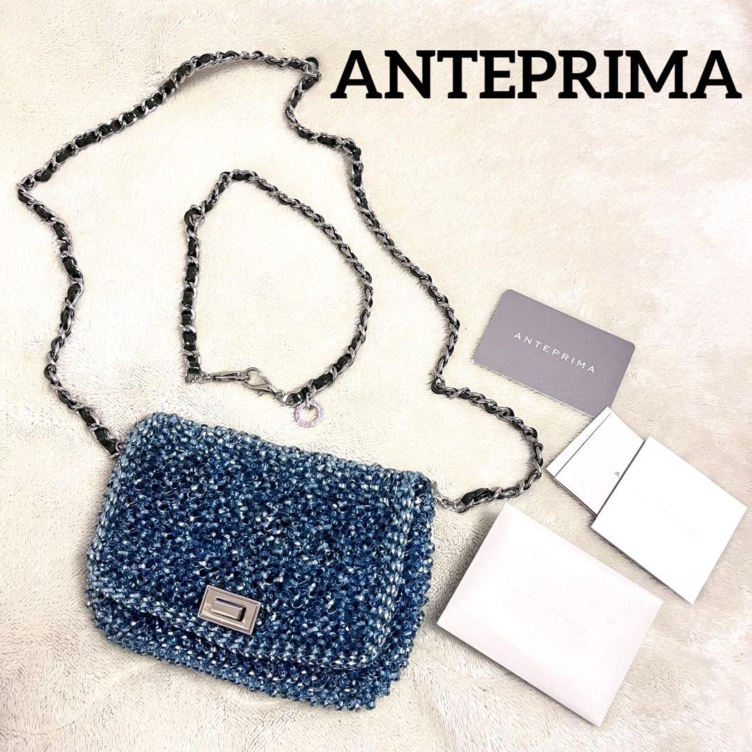 ANTEPRIMA アンテプリマ　ルッケット　ルケット　ブルー　ワイヤーバッグ