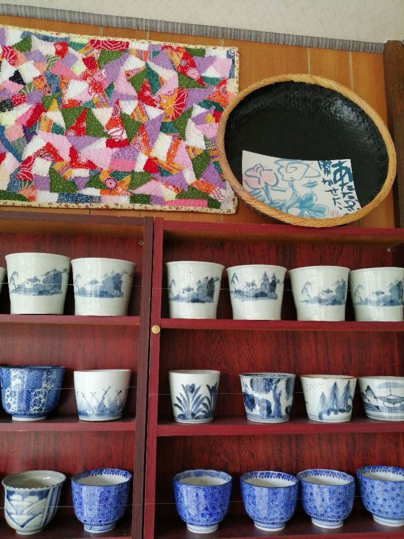 そば猪口　染付　　初期伊万里　有田焼