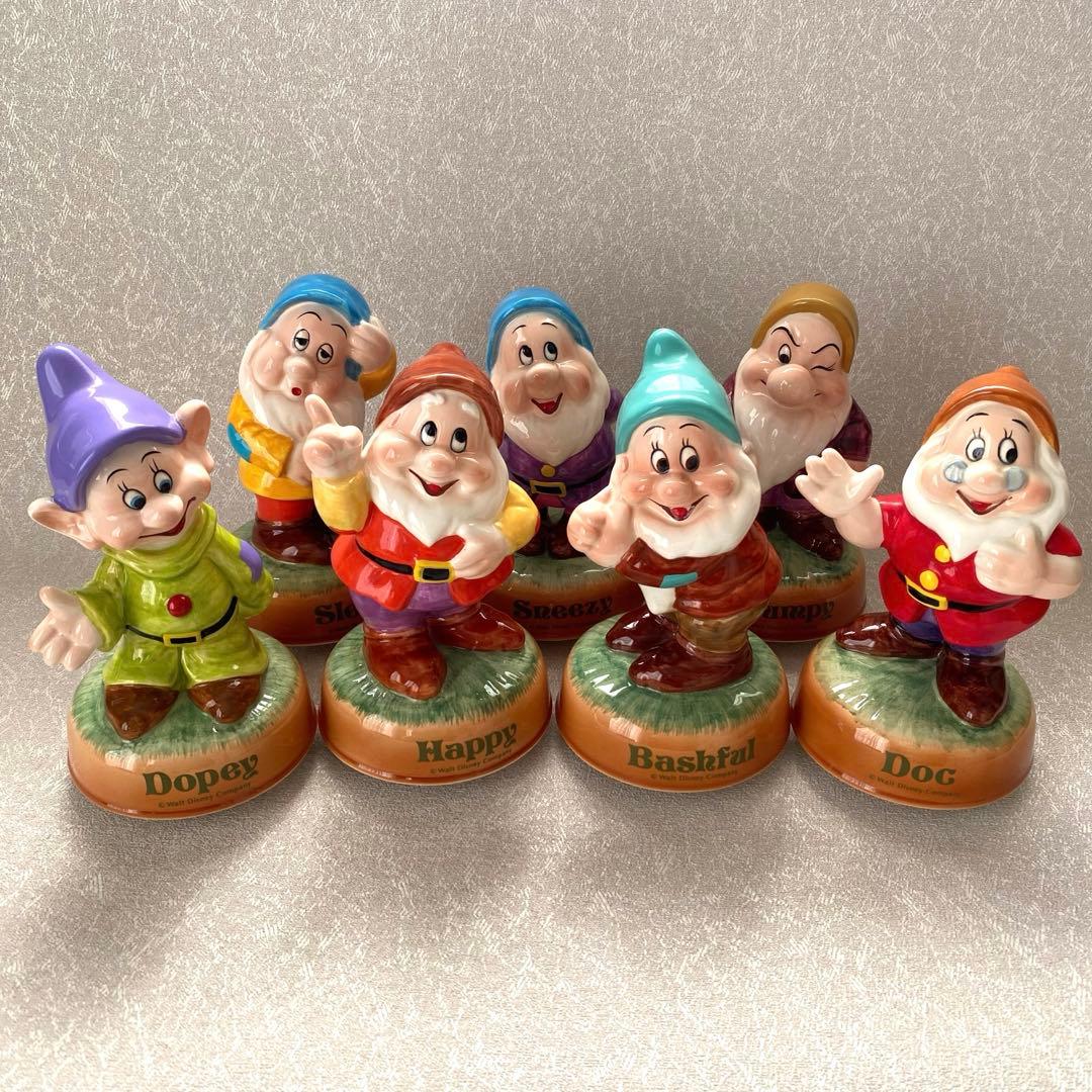 白雪姫　7人の小人オルゴール　高さ 約17㎝