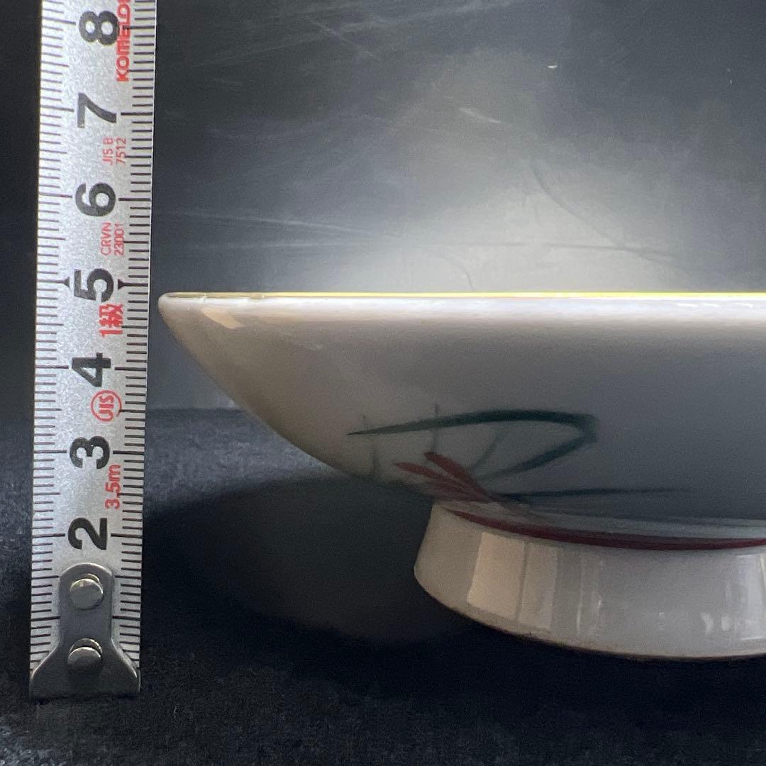 時代　九谷焼　金彩春画大盃　木箱付　直径15.2㎝ 東Y7-1204☆2F