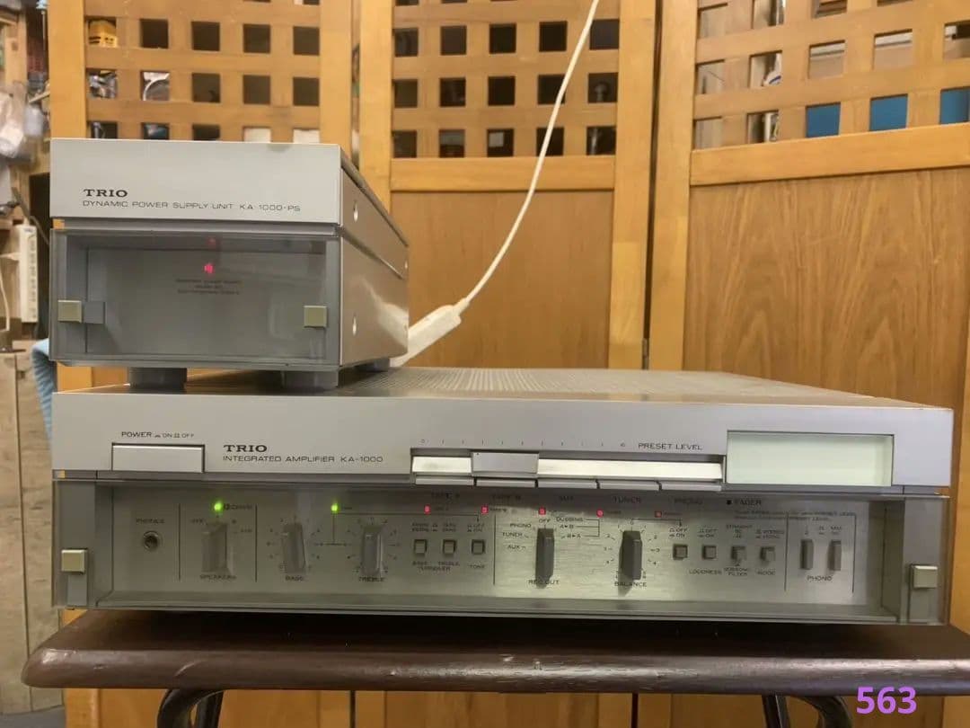 TRIO KA-1000 アンプ + KA-1000-PS 　プリメイアンプ