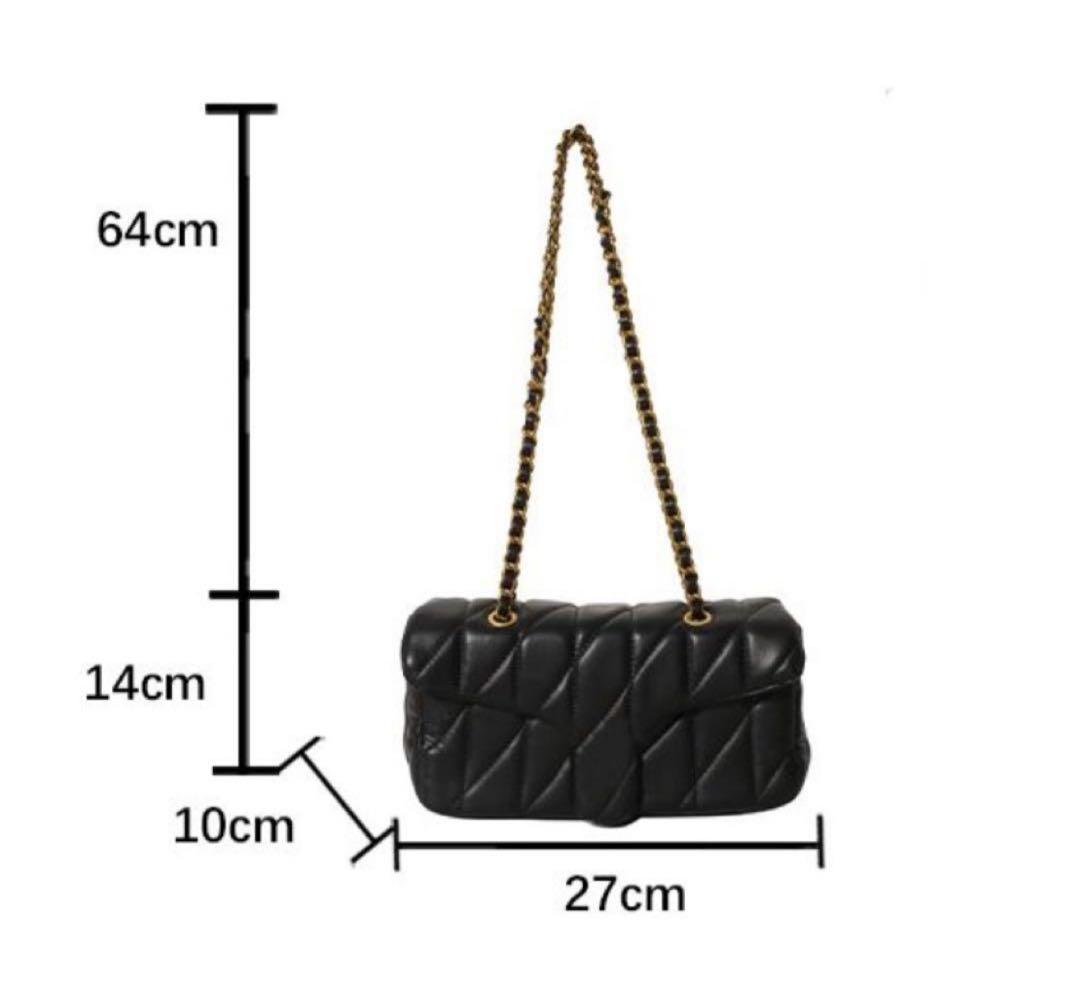 COACH 黒 キルティング ショルダーバッグ