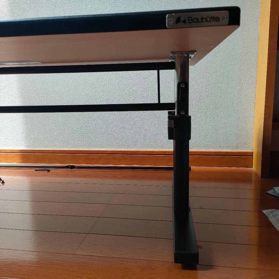 【Bauhutte】昇降式ローデスク BHD-1000L バウヒュッテ ブラック