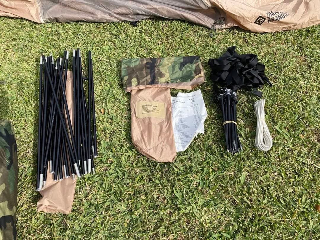 ダイヤモンドブランド Marine Combat Tent コンバットテント美品