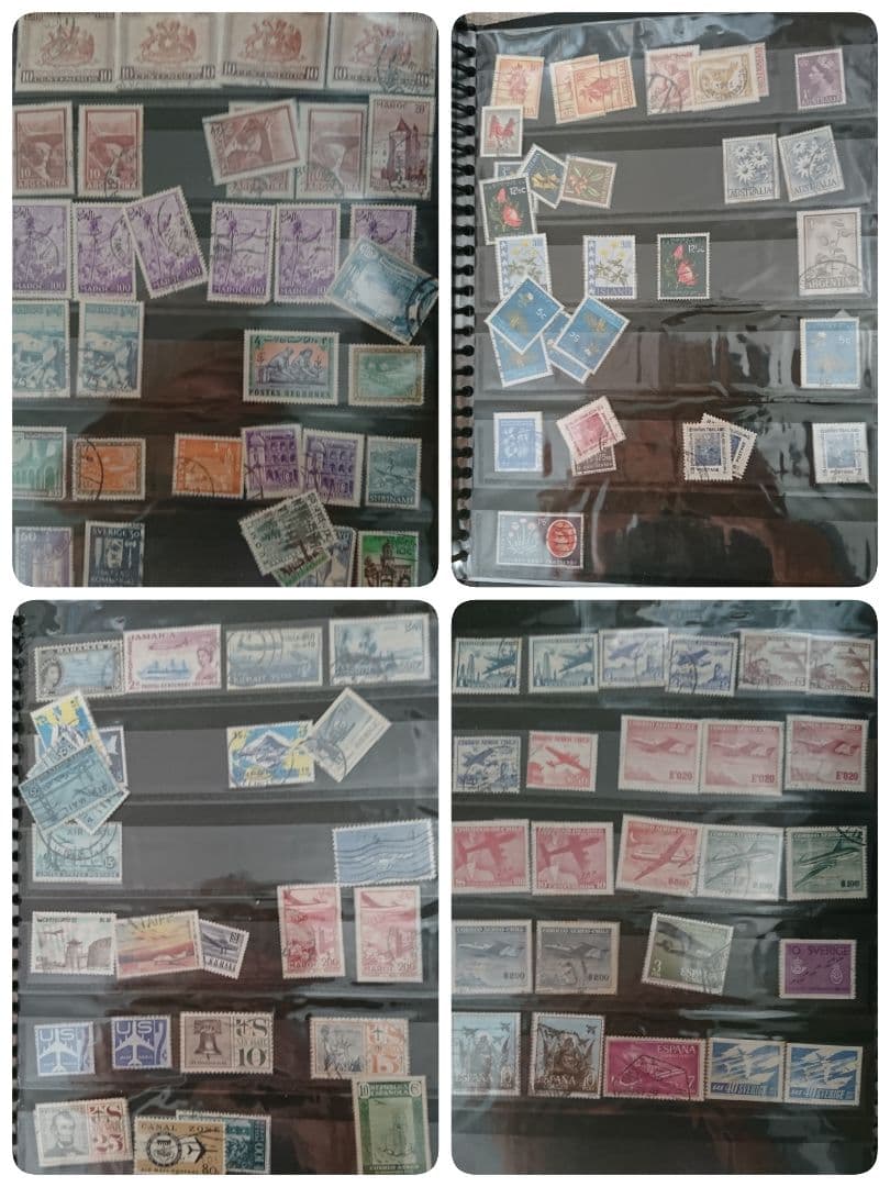 437) 使用済み外国切手 おまとめ 昭和の頃