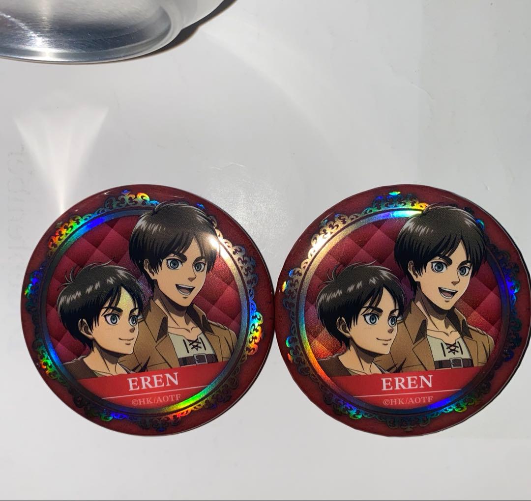 進撃の巨人　ステッカー&ポストカードブック　サントリー　オリジナルラベル缶　紙類