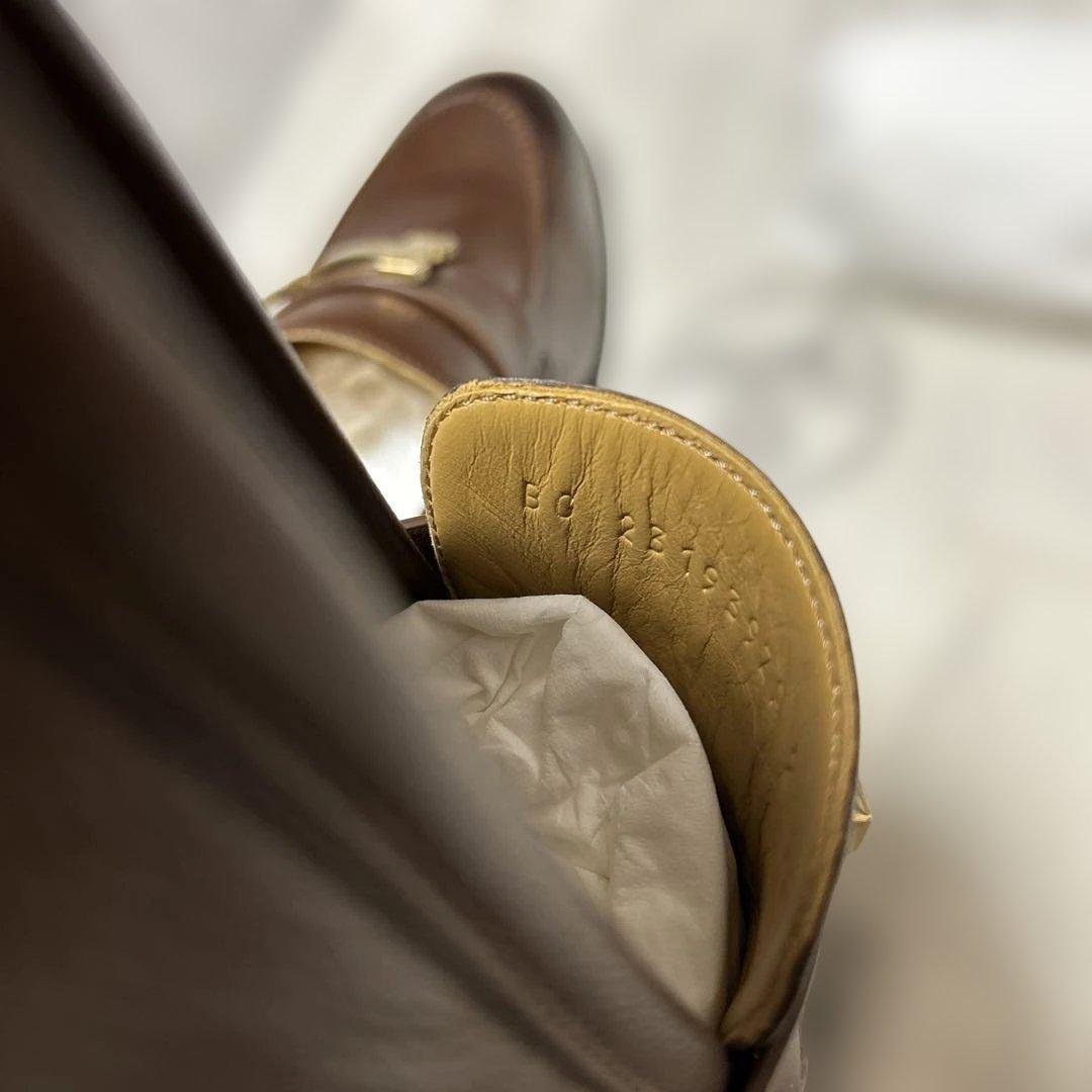 HERMES エルメス　革靴　モカシン　試着程度