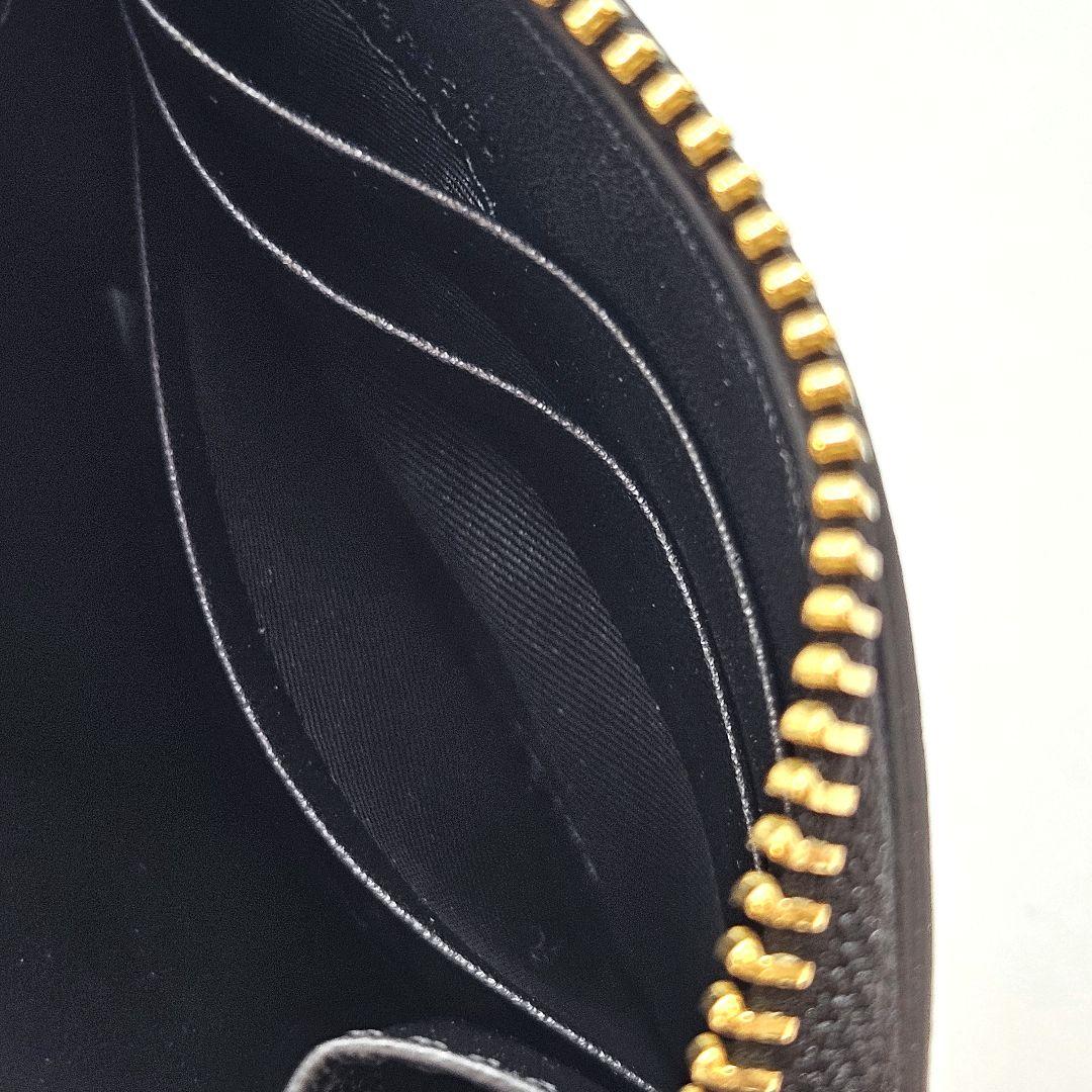 CELINE セリーヌ コンパクトジップウォレット トリオンフ 黒 小銭入れ