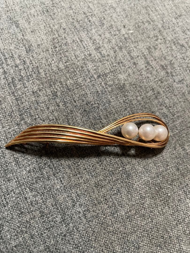 K18 ブローチ　一旦値下げします。