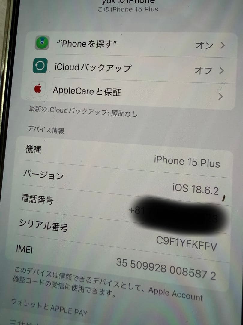 【1/21以降発送】iPhone15Plus