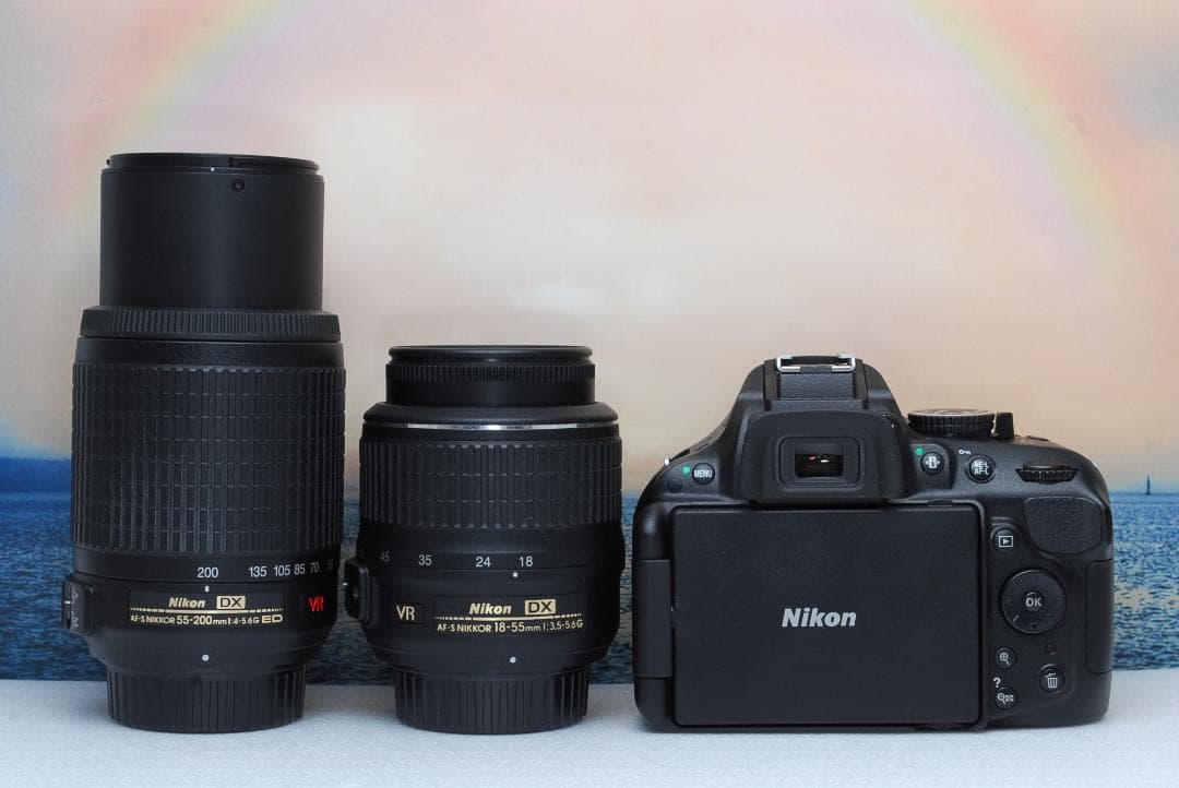 ⭐️高画質⭐️液晶360度回転⭐️自撮りOK⭐️Nikon D5200⭐️ダブルレンズ⭐️