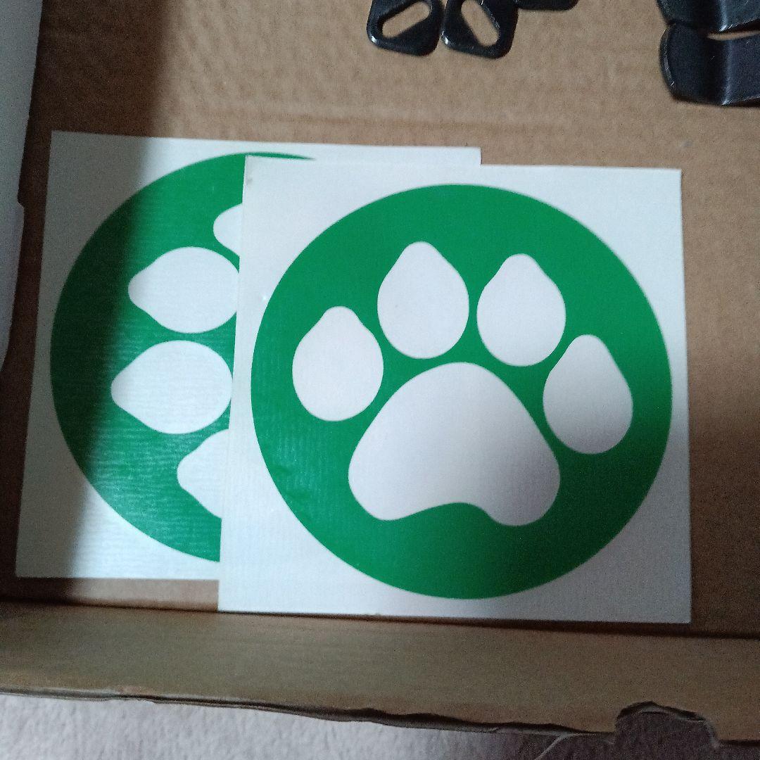 ペットオンホイールズ ペットカート ホワイト/グリーン　バイクリアボックス