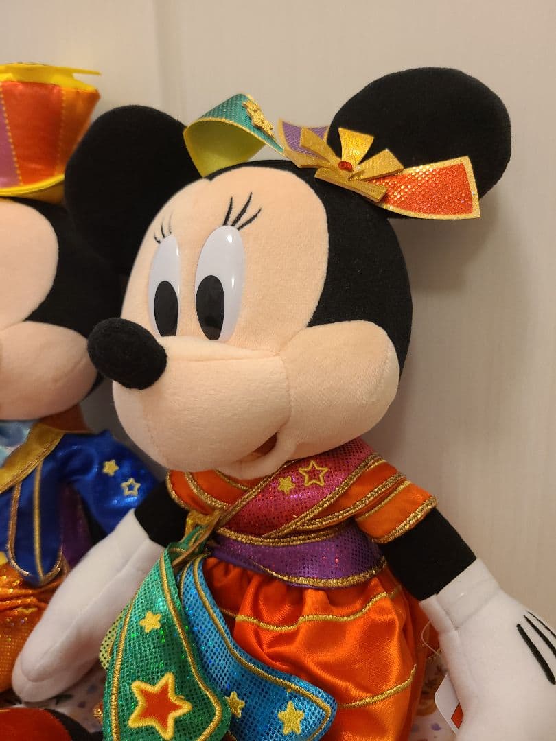ディズニー 40周年　ぬいぐるみ　ミッキー　ミニー　ハーモニーインカラー