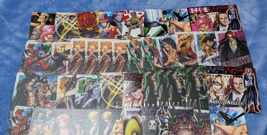 ワンピース　コレクションカードガム　ウエハース　クリアカード　ルフィ