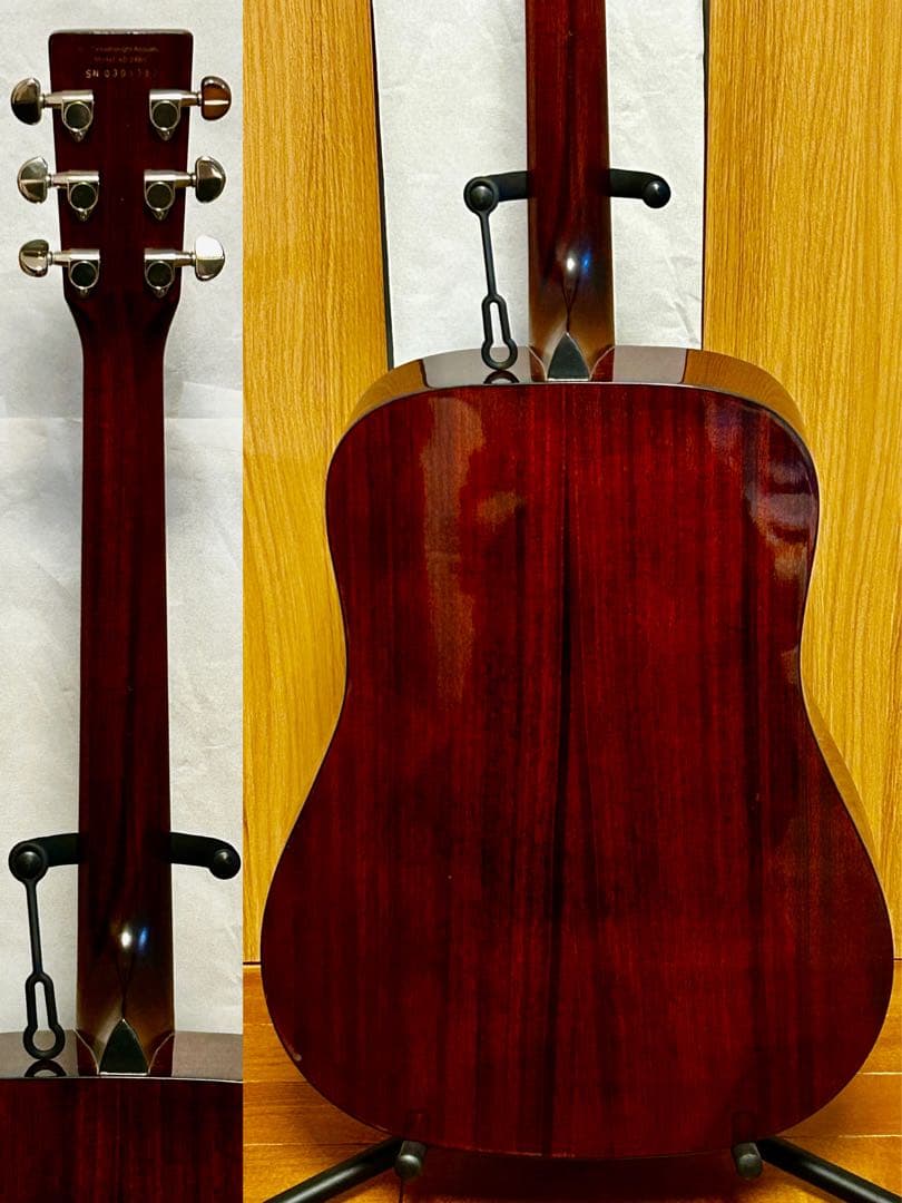 美品 Aria AD-28BS トップ単板 Ritter 高品質ギグバッグ付き